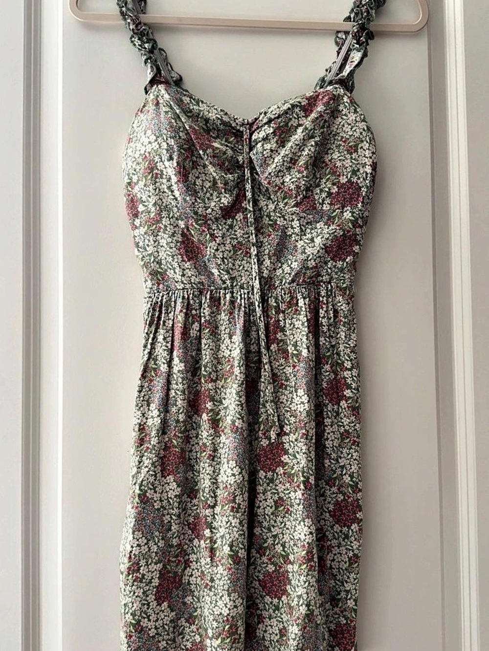 Floral Midi Dress in Pretty Floral Pattern